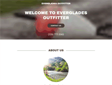 Tablet Screenshot of evergladesoutfitter.com